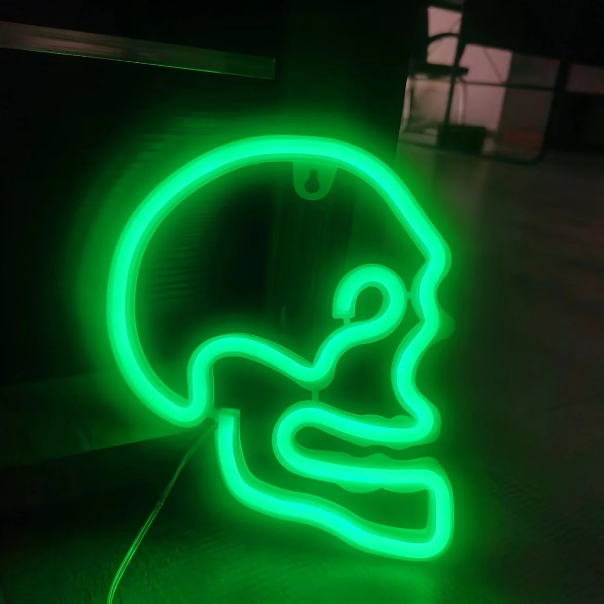 Halloween Néon LED – Déco Murale & Lumière d’Ambiance, USB ou Piles