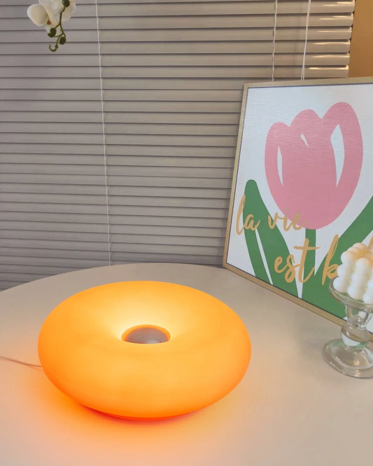 Lampe de Table Donut – Ambiance Chambre & Salon