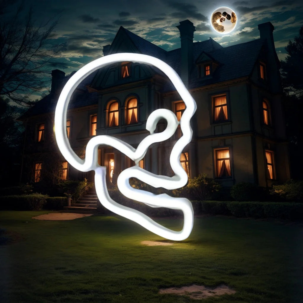 Halloween Néon LED – Déco Murale & Lumière d’Ambiance, USB ou Piles