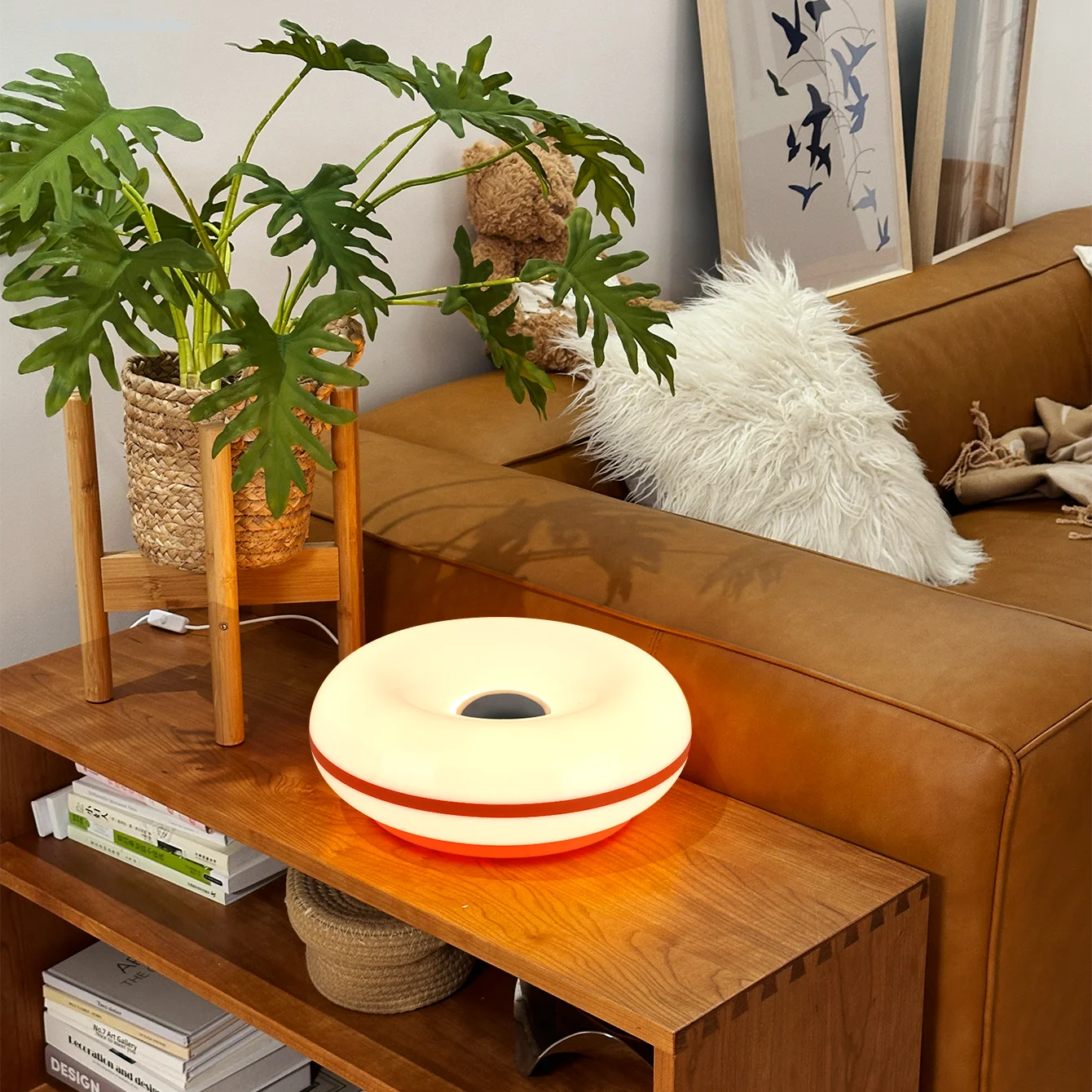 Lampe de Table Donut – Ambiance Chambre & Salon