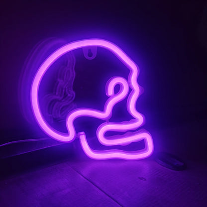 Halloween Néon LED – Déco Murale & Lumière d’Ambiance, USB ou Piles