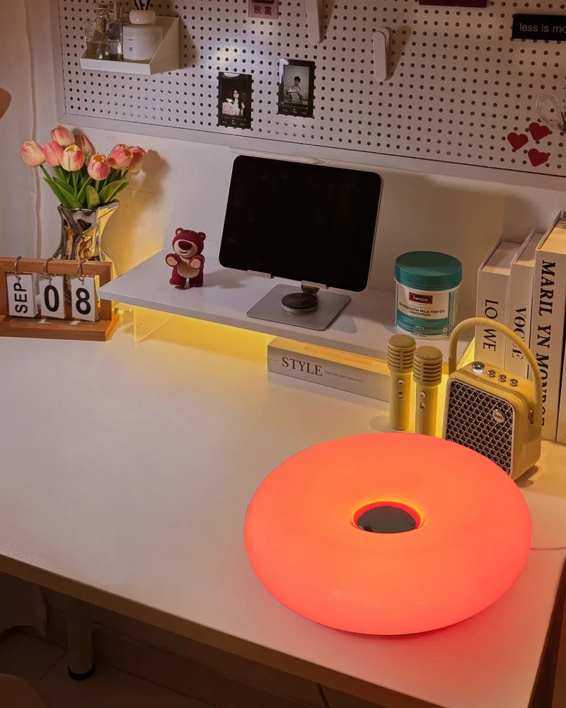 Lampe de Table Donut – Ambiance Chambre & Salon