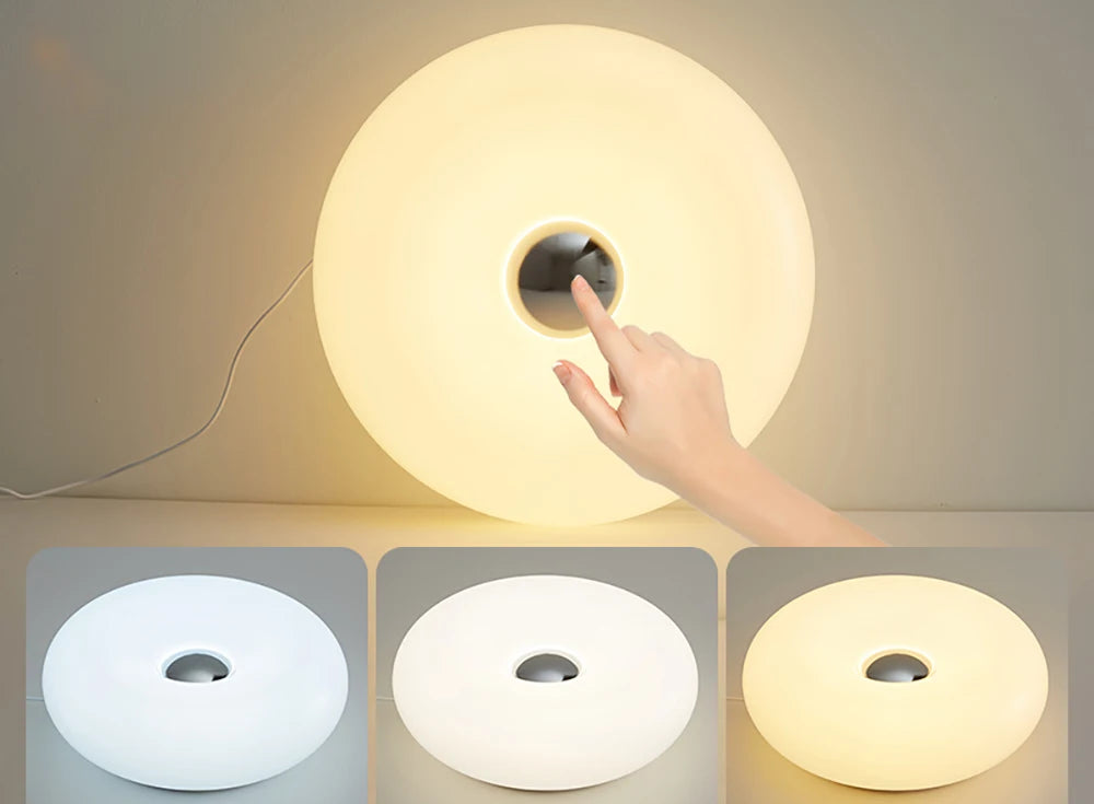 Lampe de Table Donut – Ambiance Chambre & Salon