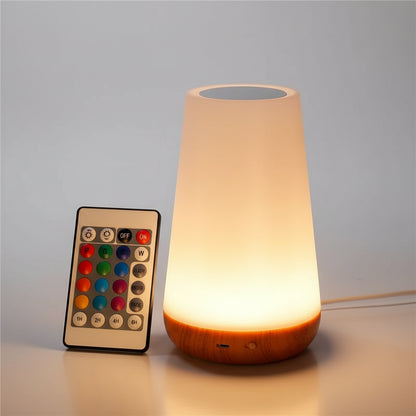 Lampe de Chevet Multicolore – Éclairage Tactile & Télécommande
